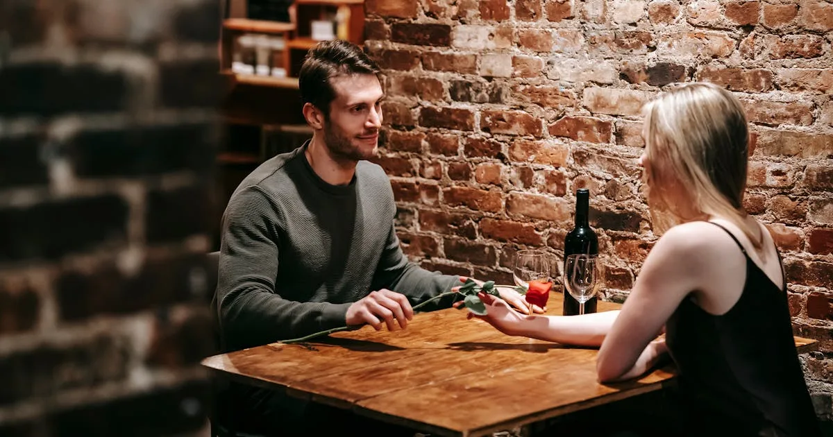 Speed dating event setup — tables arranged for mini-dates in New York City